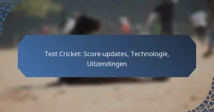 Test Cricket: Score-updates, Technologie, Uitzendingen