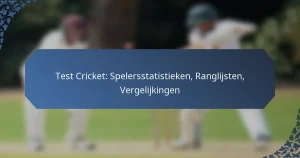 Test Cricket: Spelersstatistieken, Ranglijsten, Vergelijkingen