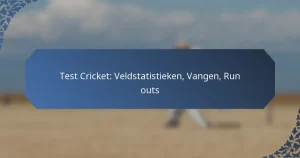 Test Cricket: Veldstatistieken, Vangen, Run outs