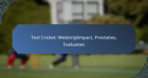 Test Cricket: Wedstrijdimpact, Prestaties, Evaluaties