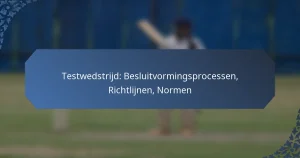 Testwedstrijd: Besluitvormingsprocessen, Richtlijnen, Normen