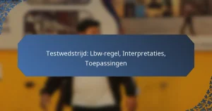 Testwedstrijd: Lbw-regel, Interpretaties, Toepassingen