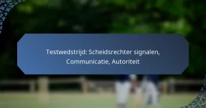 Testwedstrijd: Scheidsrechter signalen, Communicatie, Autoriteit