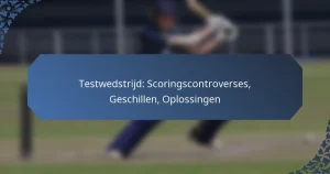 Testwedstrijd: Scoringscontroverses, Geschillen, Oplossingen